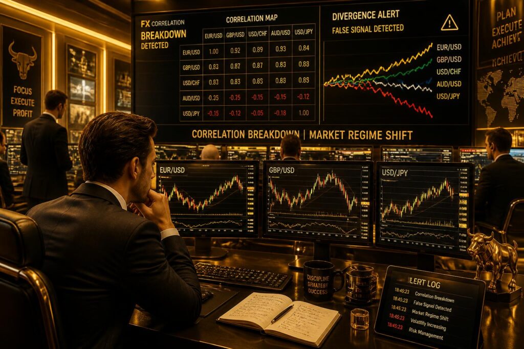 découvrez comment identifier un faux signal sur les devises corrélées lorsque la corrélation se brise, afin d'améliorer vos décisions de trading en forex.